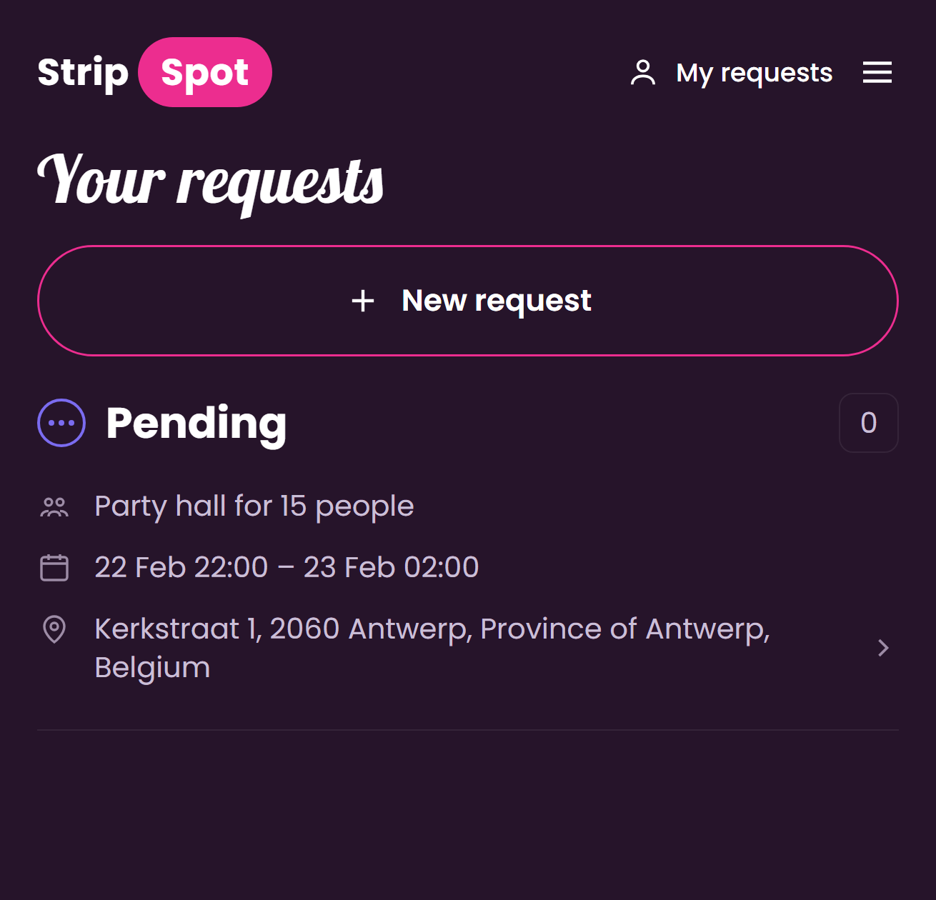 Request details